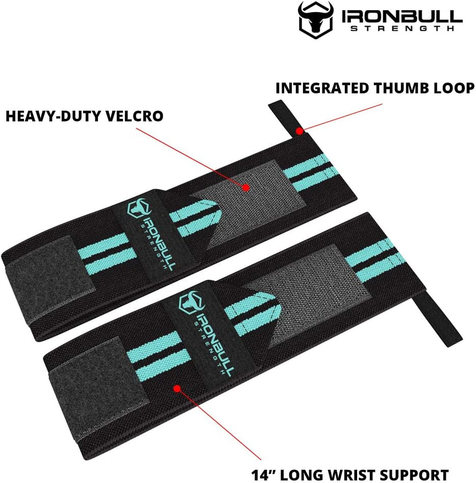 12" Professional Grade - Wrist Support Brace and Compression for Cross Training, Weight Lifting, Powerlifting, Strength Training